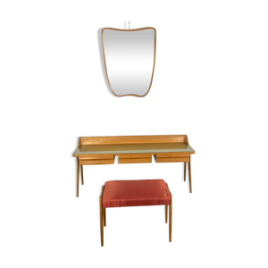 coiffeuse avec tabouret