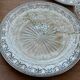 Plat et cloche en cristal