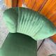 2 fauteuils cocktail hongrois en tissu vert, années 1950
