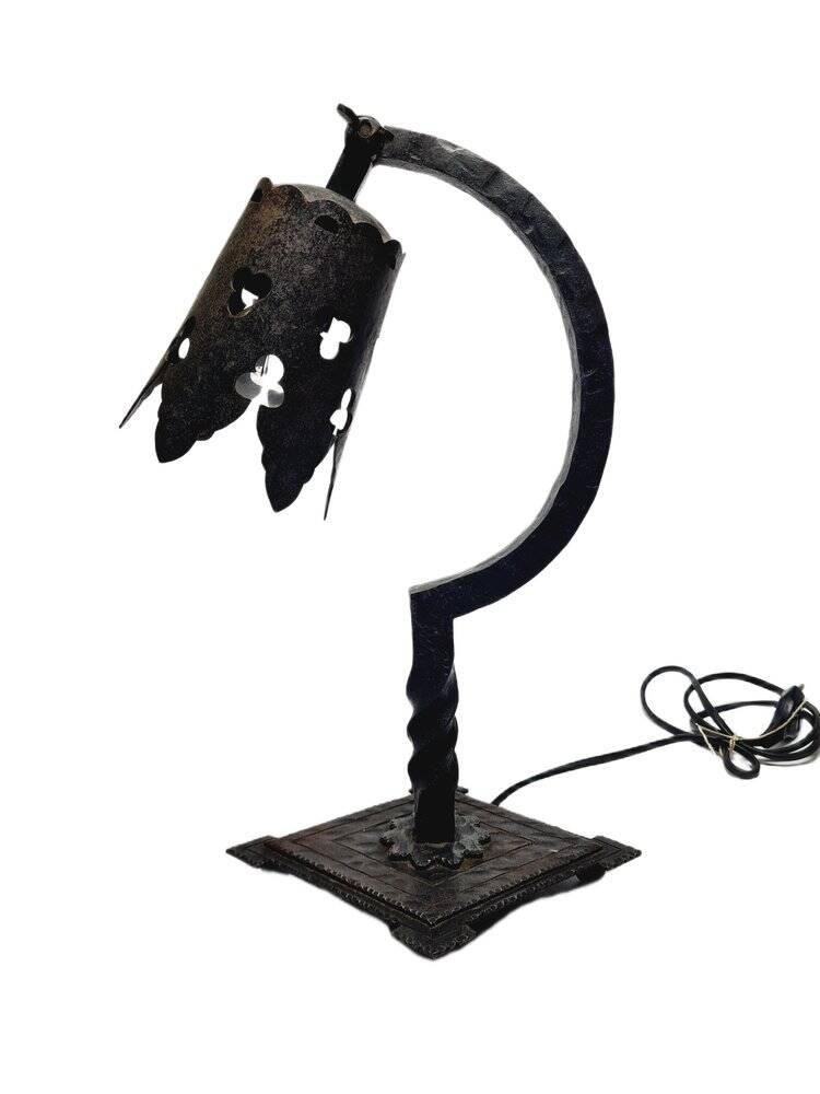 Art Deco bedside lamp, Poland, 1950s