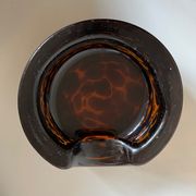 XXL pocket tray Murano 1970 Italian design blown glass