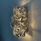 Mid-century crystal sconce by Kinkeldey, Germany, 1970s