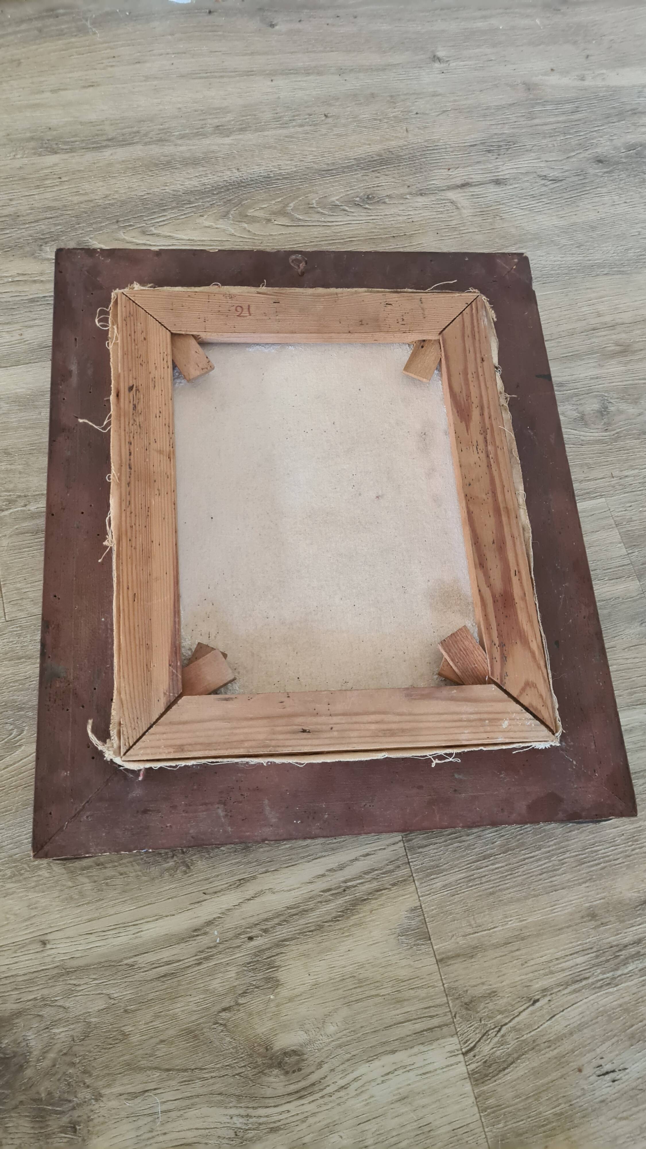 Old painting / oil painting / flowers