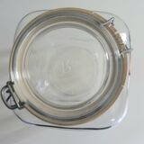 Glass jar or candy box 4,250 l made Italy