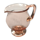 Former pitcher carafe glass bullé rose vintage kitchen