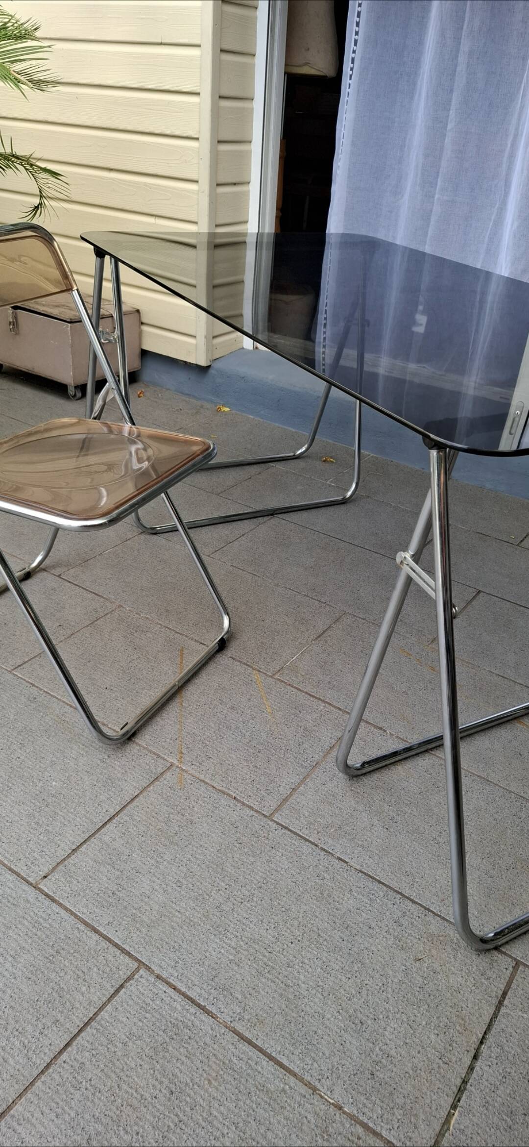 Bureau + Chaise Plia pliante de Giancarlo Piretti