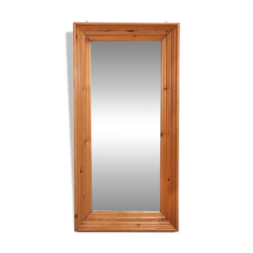 Large vintage pine mirror