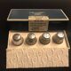 Lot de 4 salerons « Christofle » argent massif