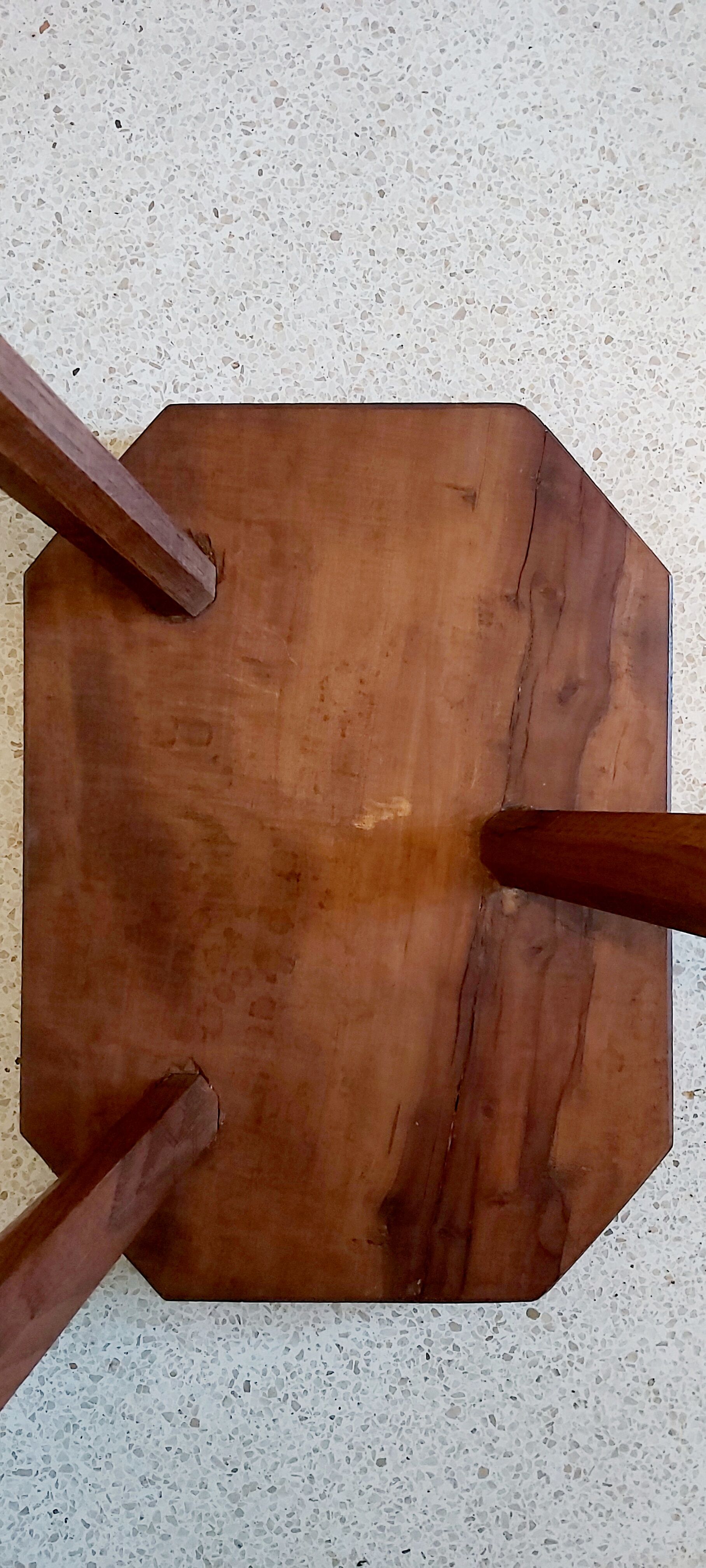 Brutalist tripod stool
