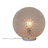Big Design mid century glass Table Lamp, 1980s - Czechoslovakia