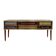 Italain Sideboard Made Of Solid Wood And Covered With Colored Glass 1950S