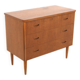 Scandinavian teak chest of drawers, Sweden, 1960