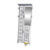 Porte manteau en fer forgé