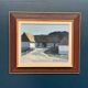 Huile sur toile suédoise – “Skånegård” par Bengt Hillgrund