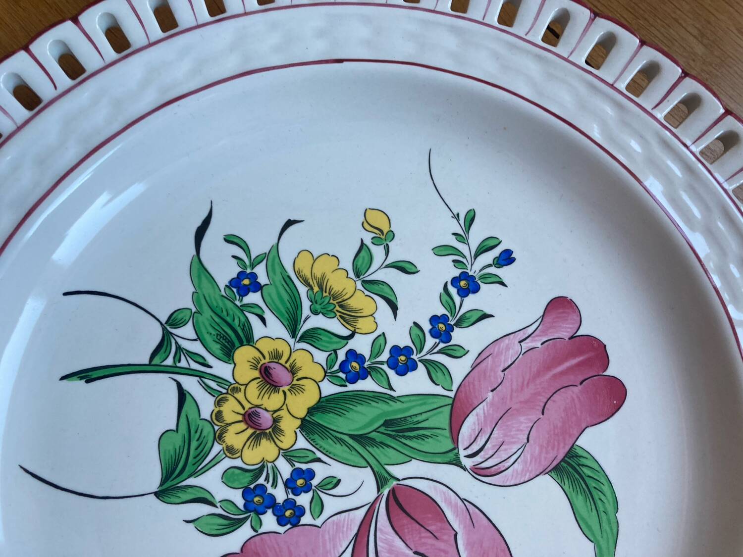 Plate dish Reverbere Luneville KG