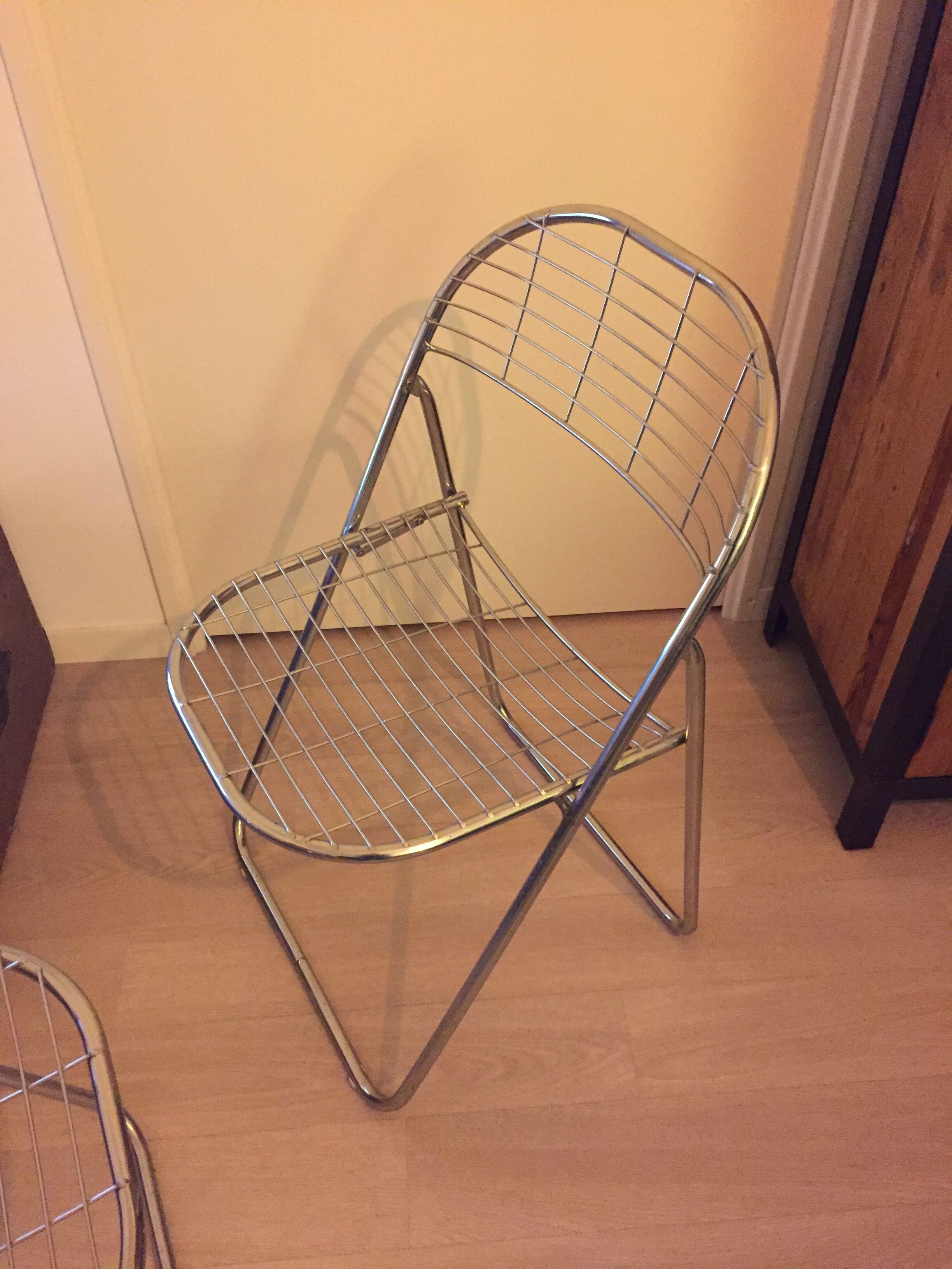 Paire de chaises pliantes