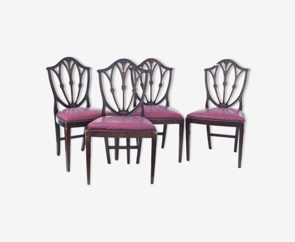 Suite de 4 chaises style anglais | Selency