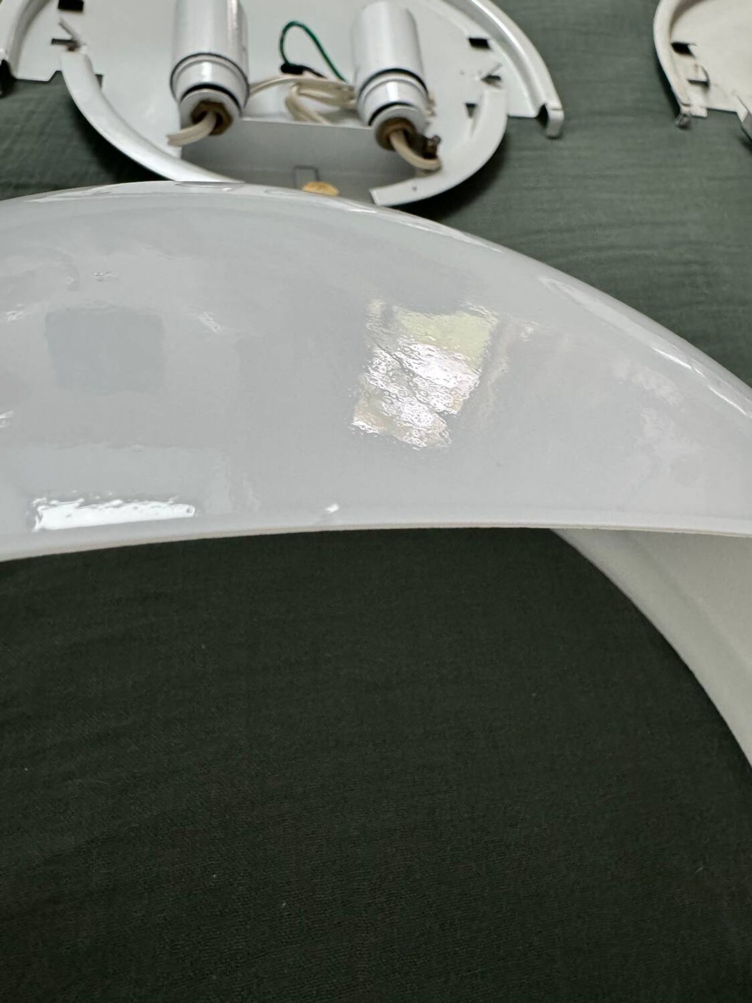 Vintage Murano glass wall lamp by Vico Magistretti for Artemide / Mania / Space Age
