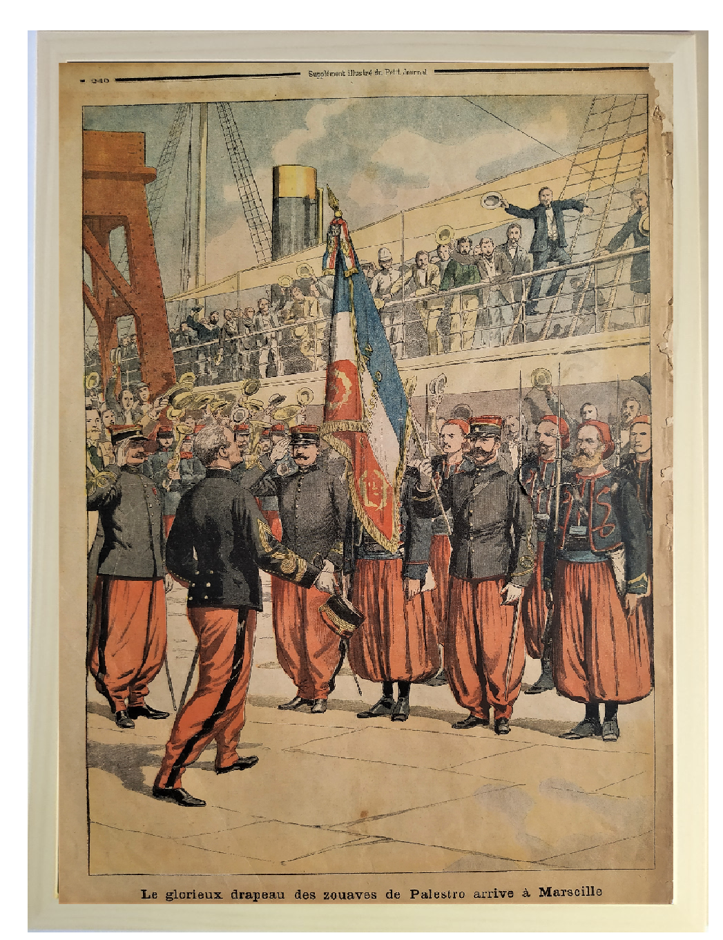 The Zouaves of Palestro arrived in Marseille in 1903
