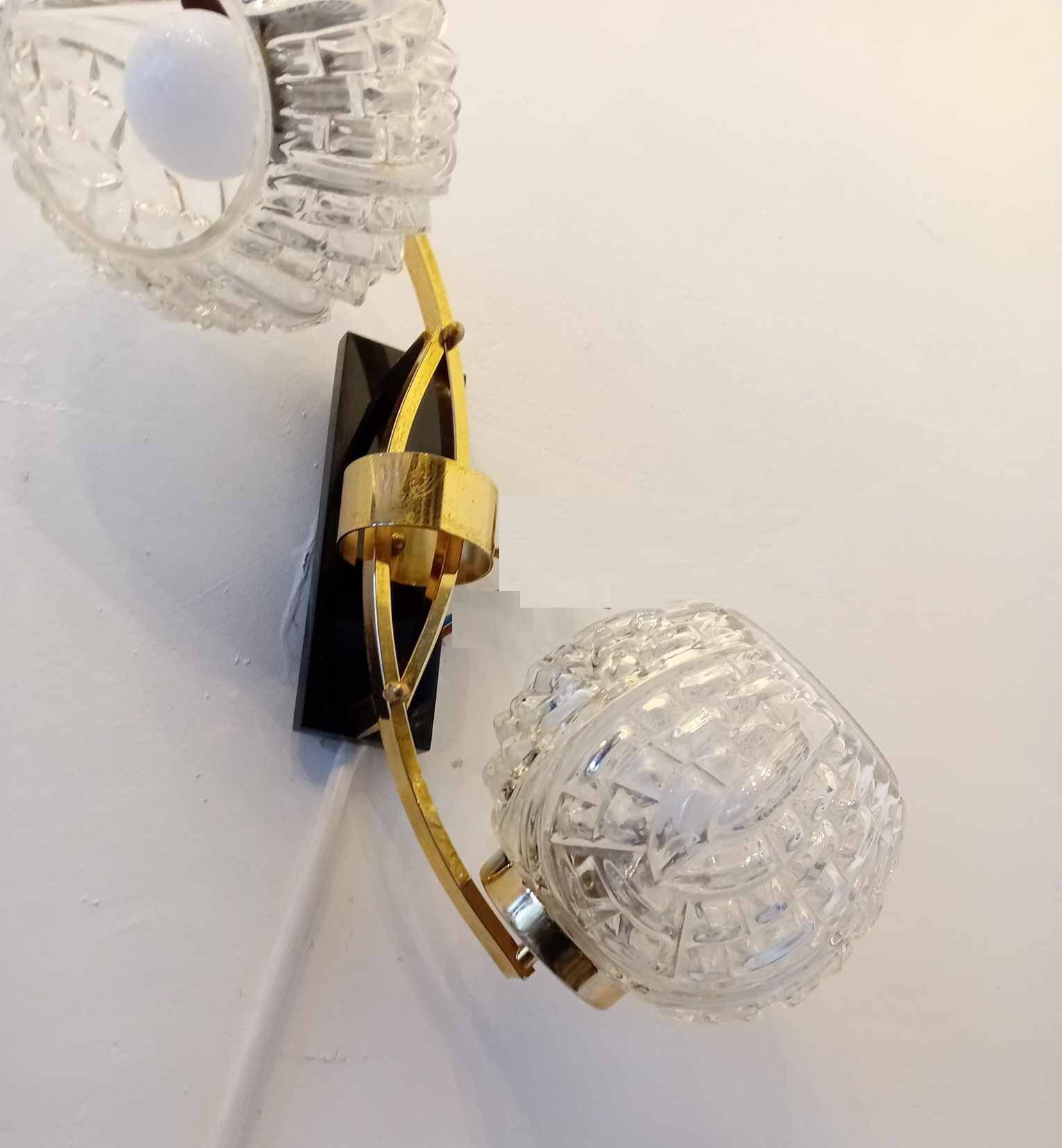 Pair of Maison ARLUS wall lights from the 40s/50s