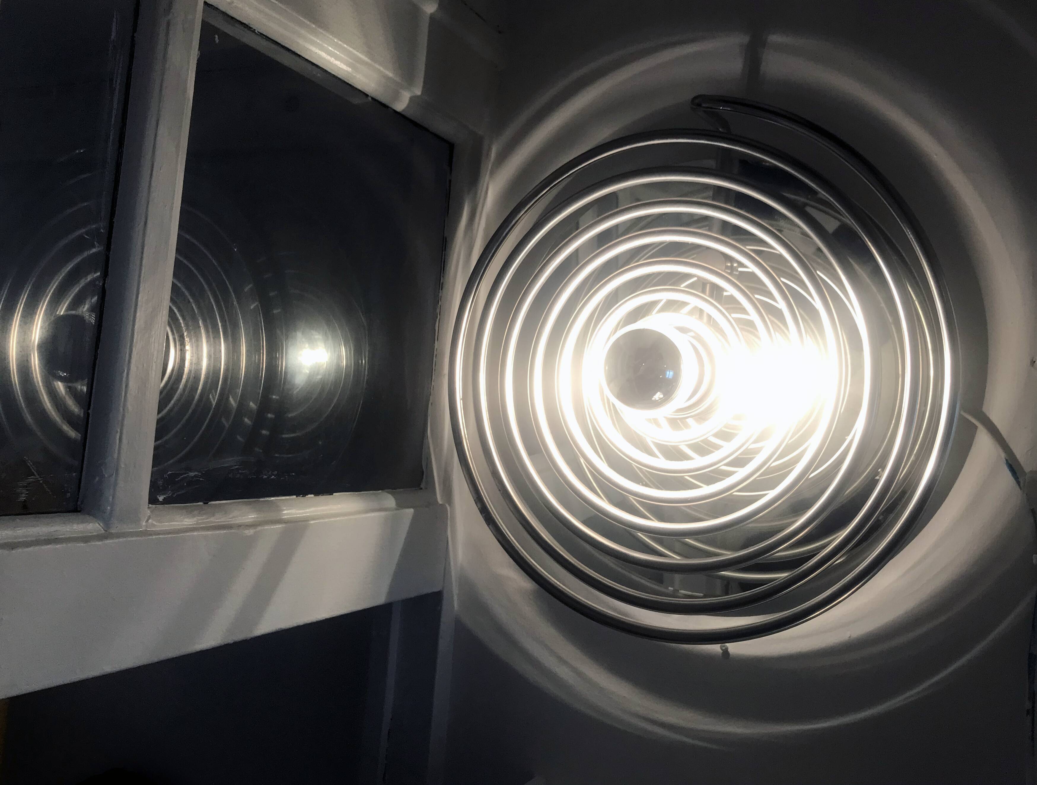 Vintage Wall Lamp • Spiral • Space Age • 1970