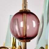 Italian Glass Chandelier, 1980s (MK9505)