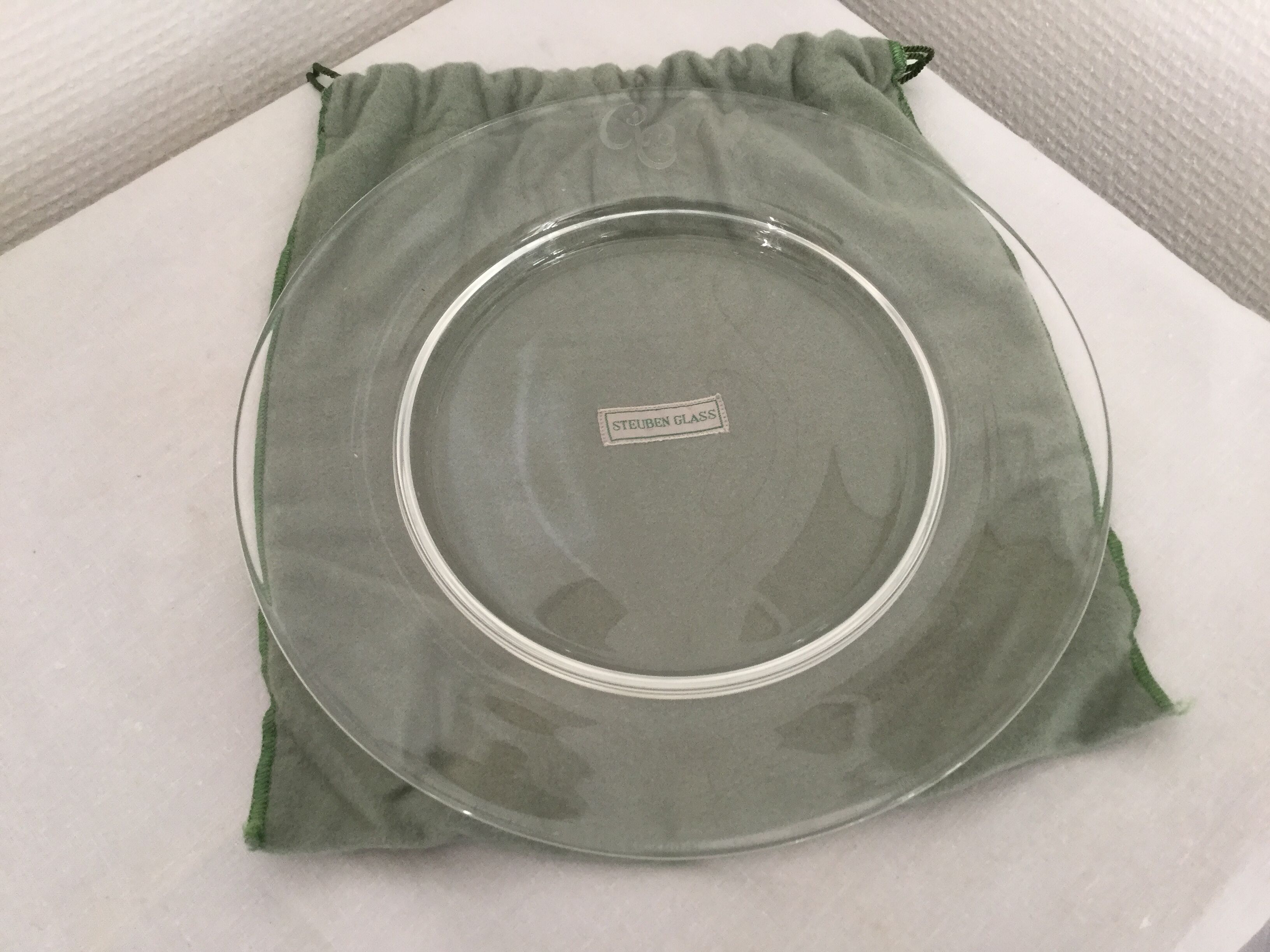 Steuben Glass Plates 1930