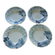 Vintage Longwy "Sunflower" Deep Plates | Set of 4