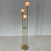 1970's italian metal & glass floor lamp