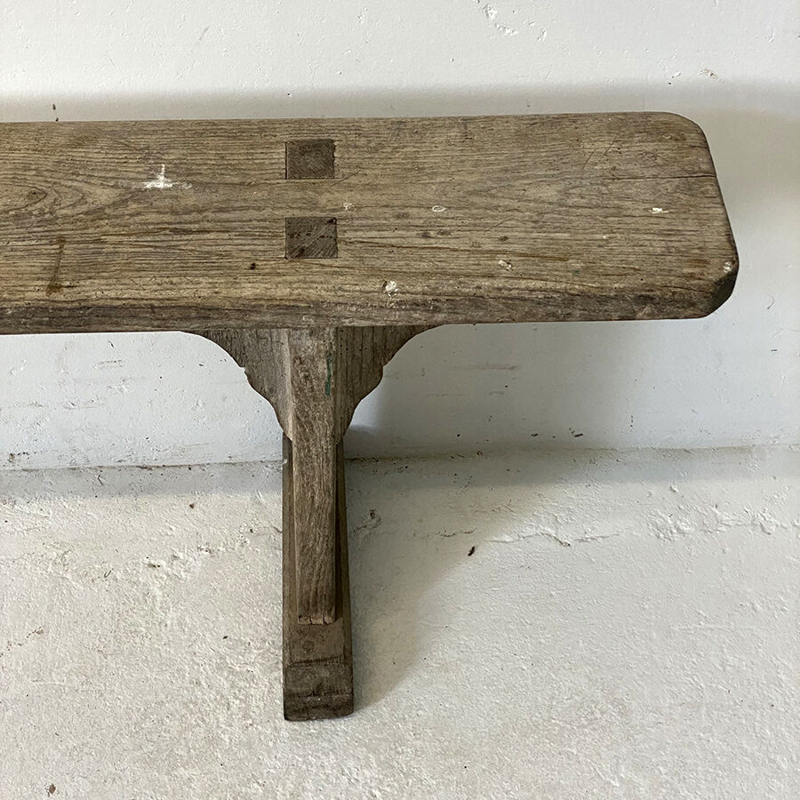 Old farm bench