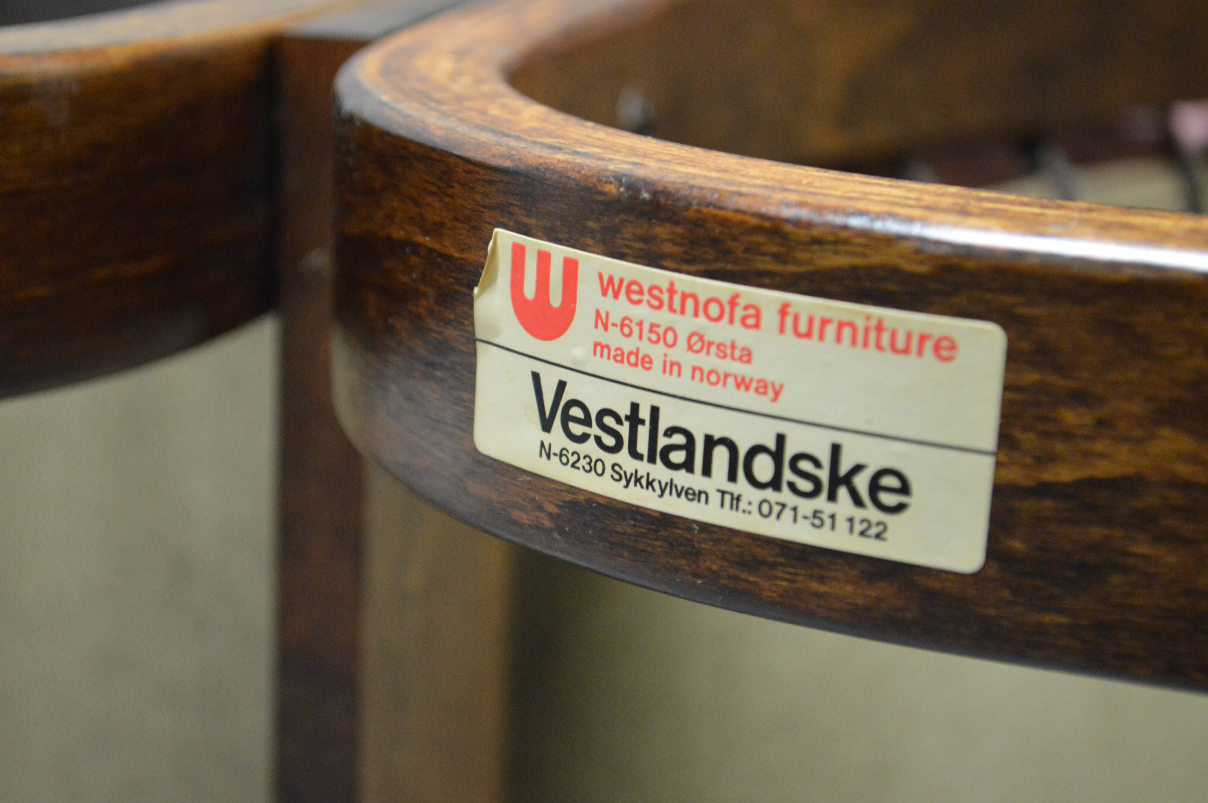 Armchair siesta leather by Ingmar Relling for Westnofa