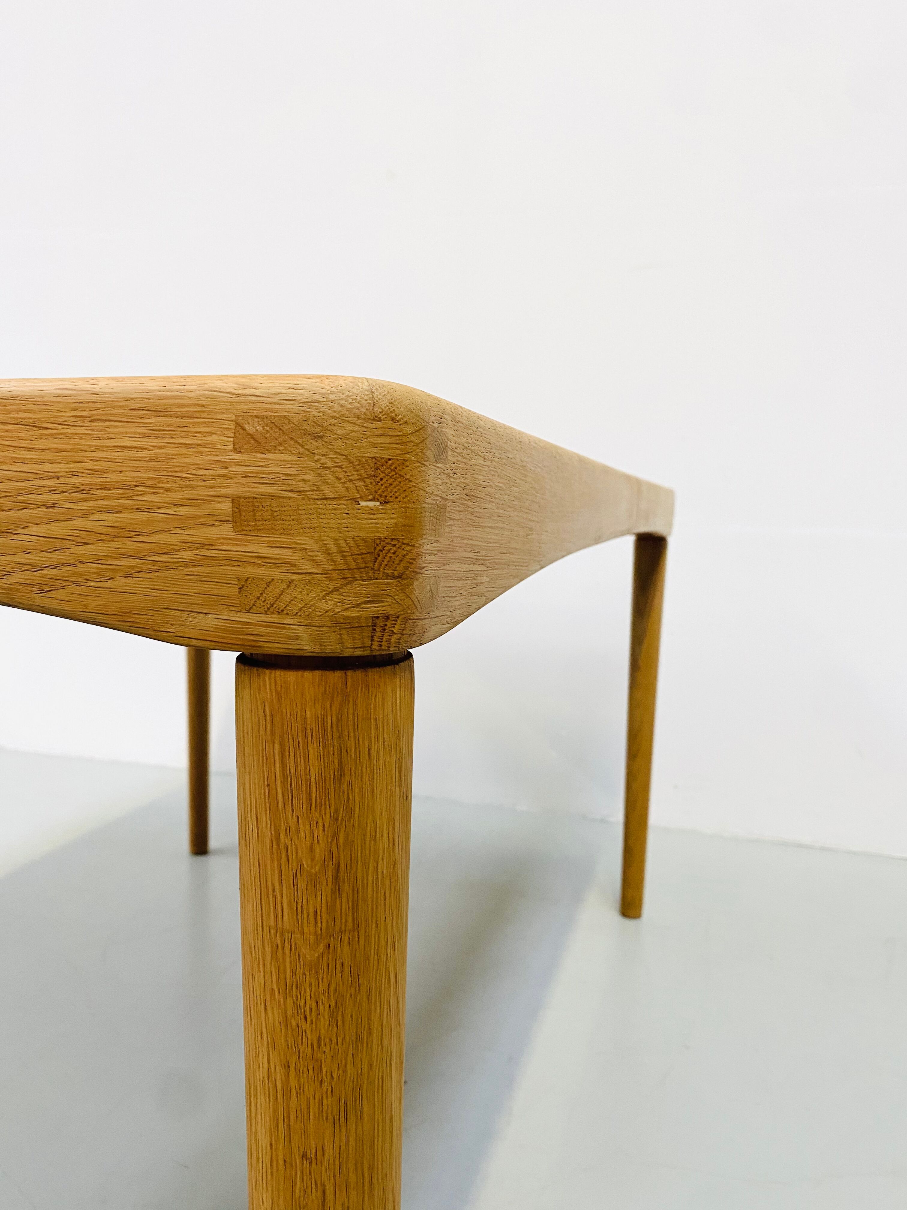 Vintage Danish Extendable Oak Dining Table by H.W. Klein for Bramin, 1960s.