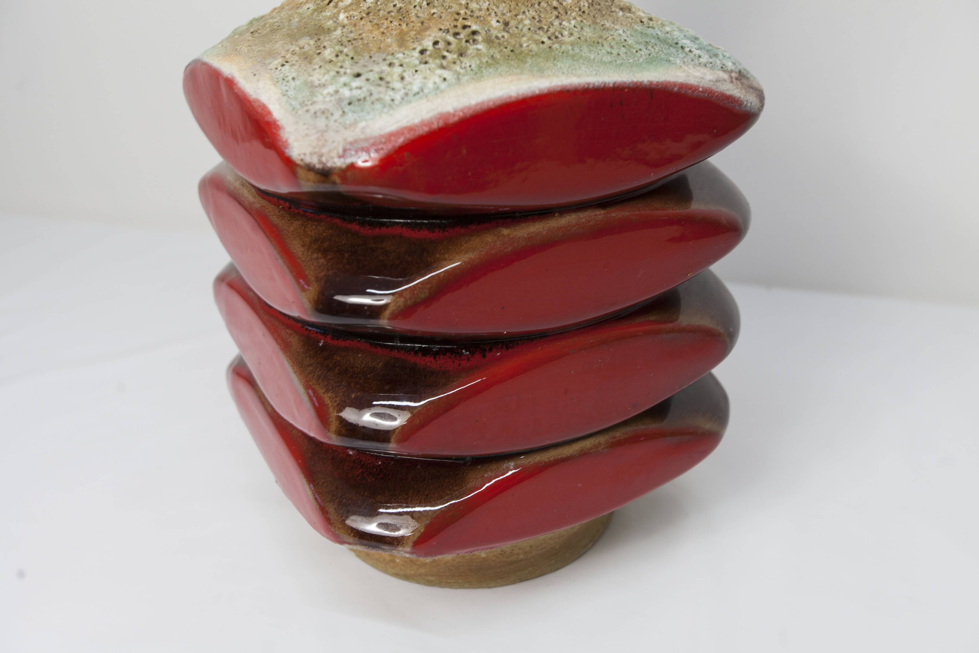 Vase by Cari Zalloni for Steuler Keramik 1960, H 40 cm