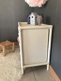 Dresser in patina rattan