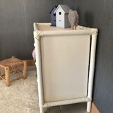 Dresser in patina rattan