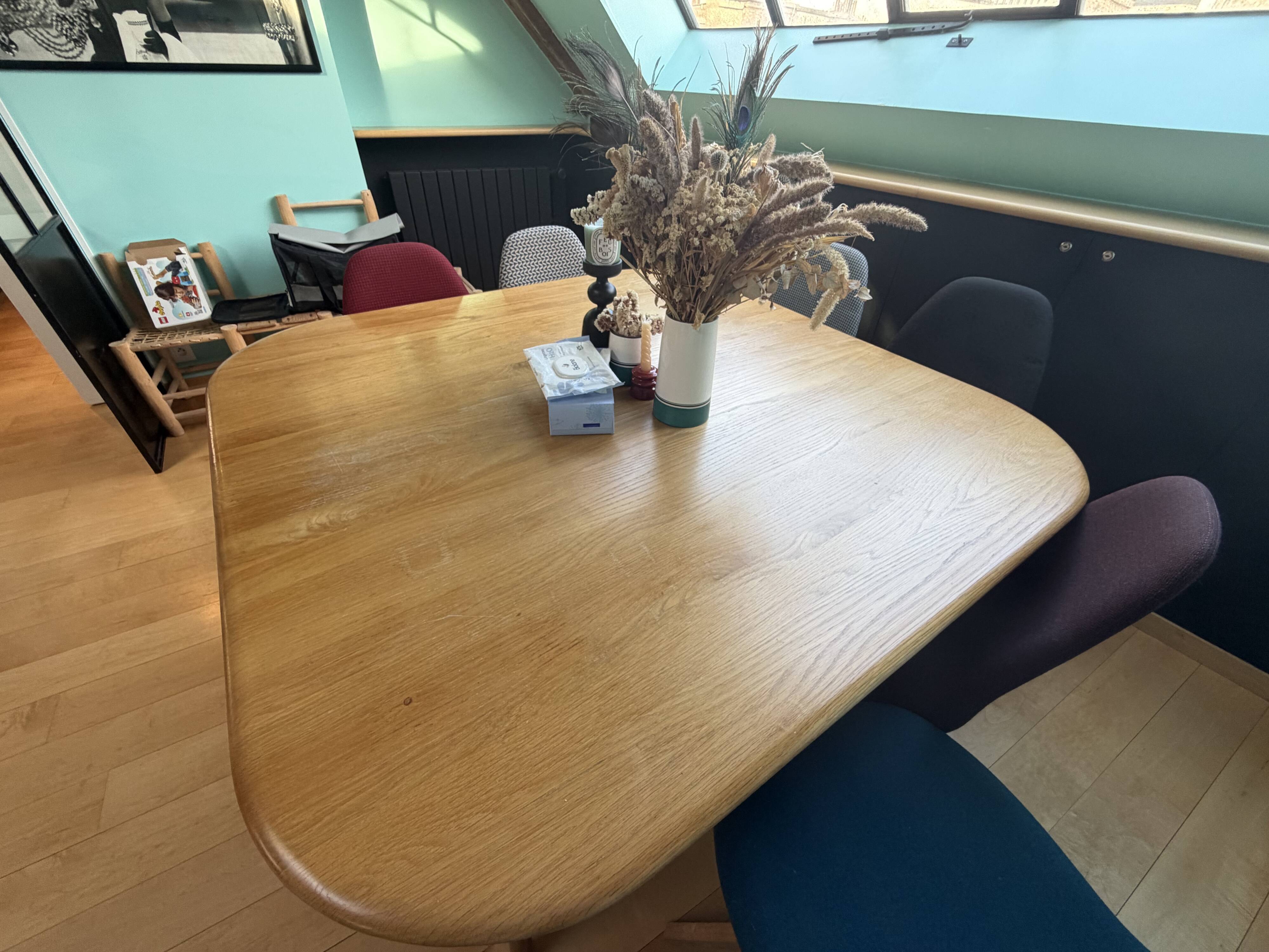 Oak dining table - From Caravane