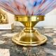 Fascinante  Lampe Art Déco en opaline multicolore