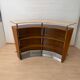 Mid-century bar in teak wood, metal and travertine, Italy, 1970