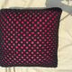Wool cushion crochet vintage year 60