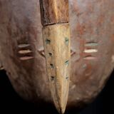 Art Africain Afrique Tribal - Masque Djimini Ligbi Kulango - 31 Cms