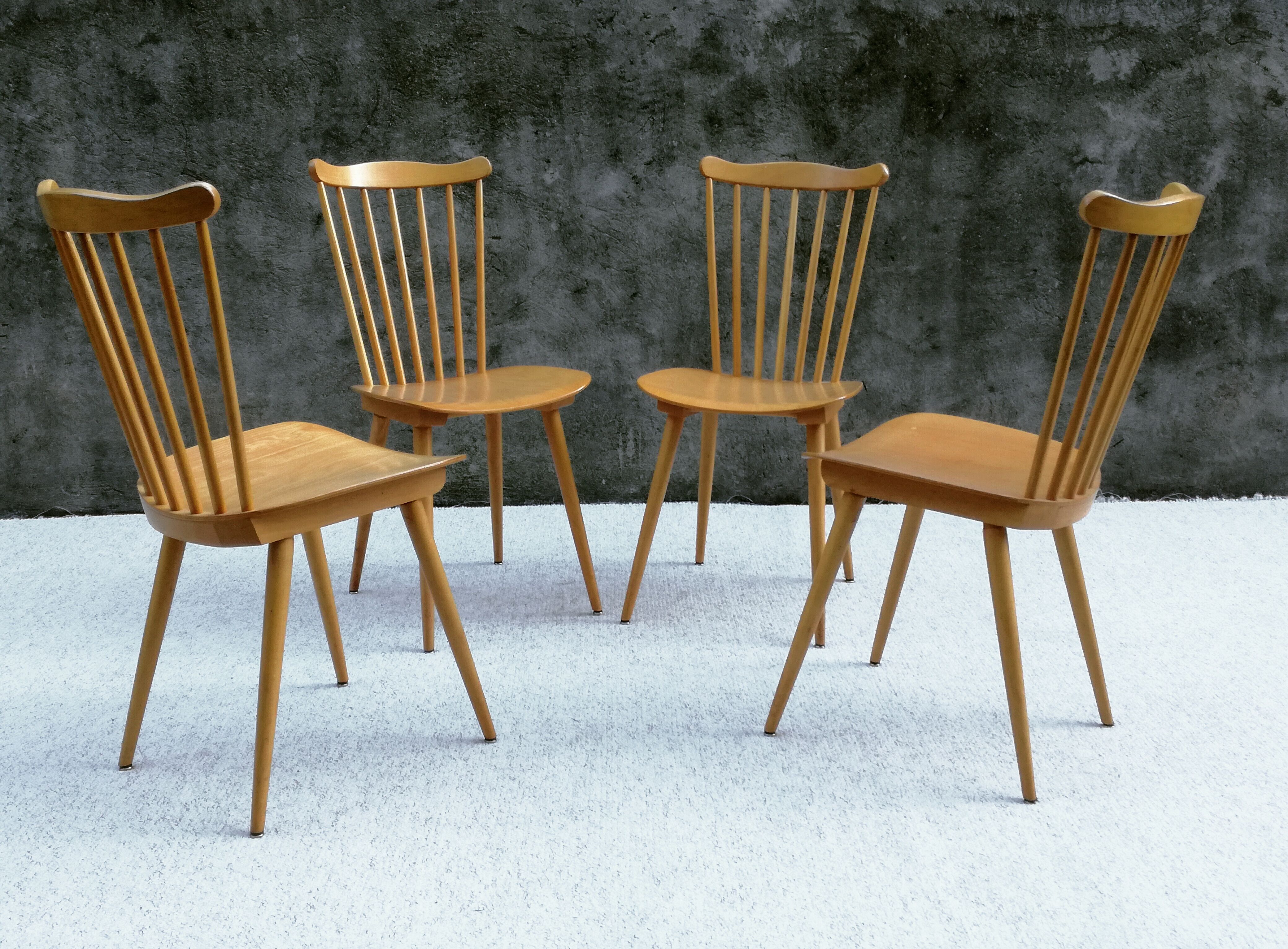 4 baumann bistro chairs "Menuet"