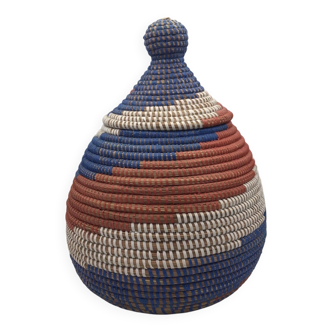 Woven storage basket handmade