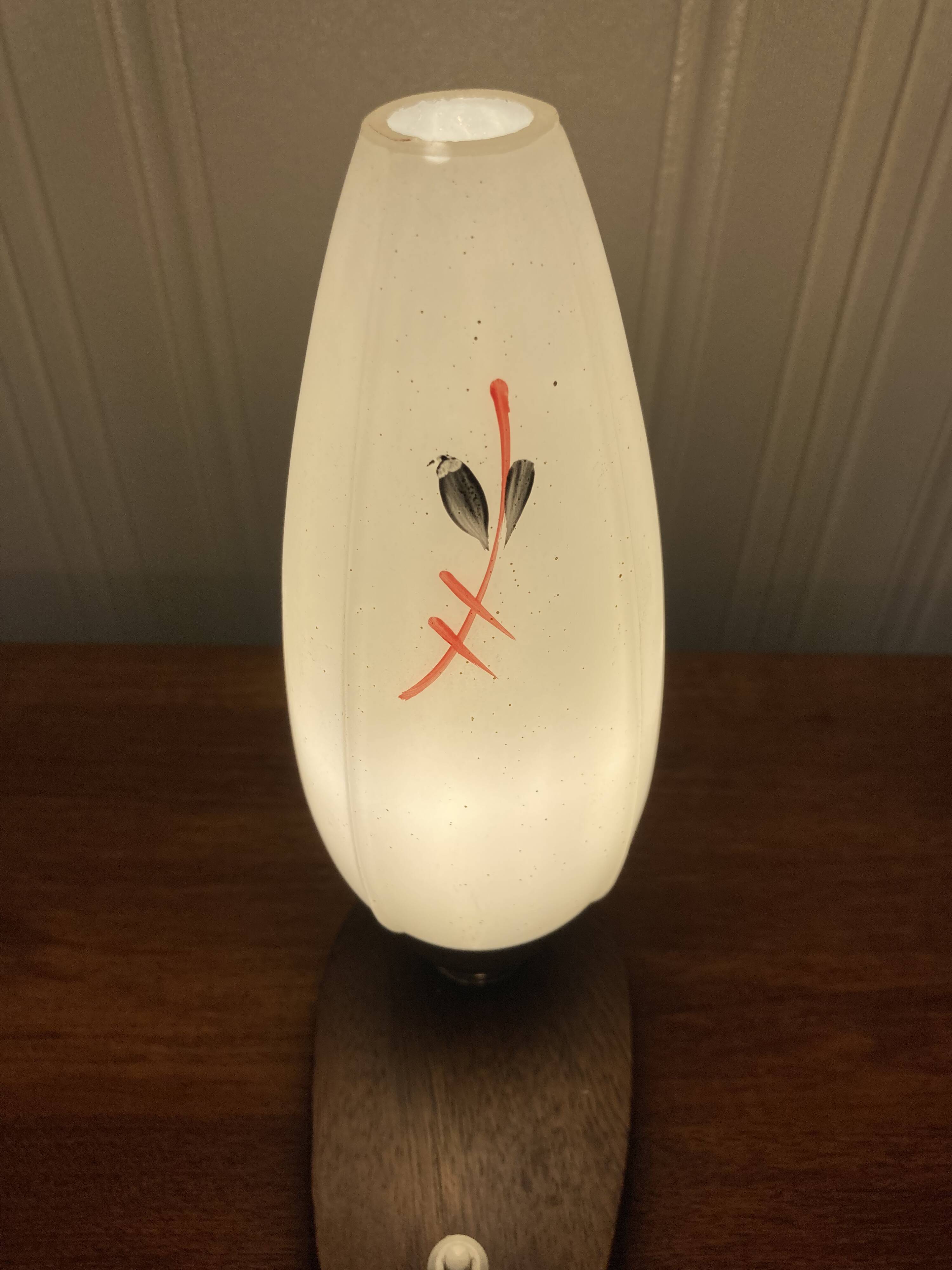 Elegant lamp Scandinavian design 1950.