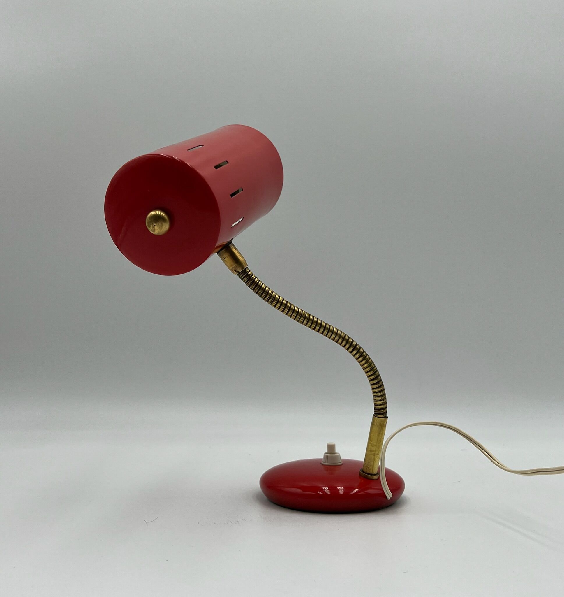 60s desk lamp - mid century modern bedside lamp - Stilnovo style