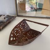 Openwork iron wall light