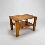 Maison Regain Pine stool or sidetable, 1970