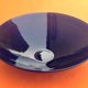 1970s Large cup / Fruit dish Cobalt blue glass tinted in the mass