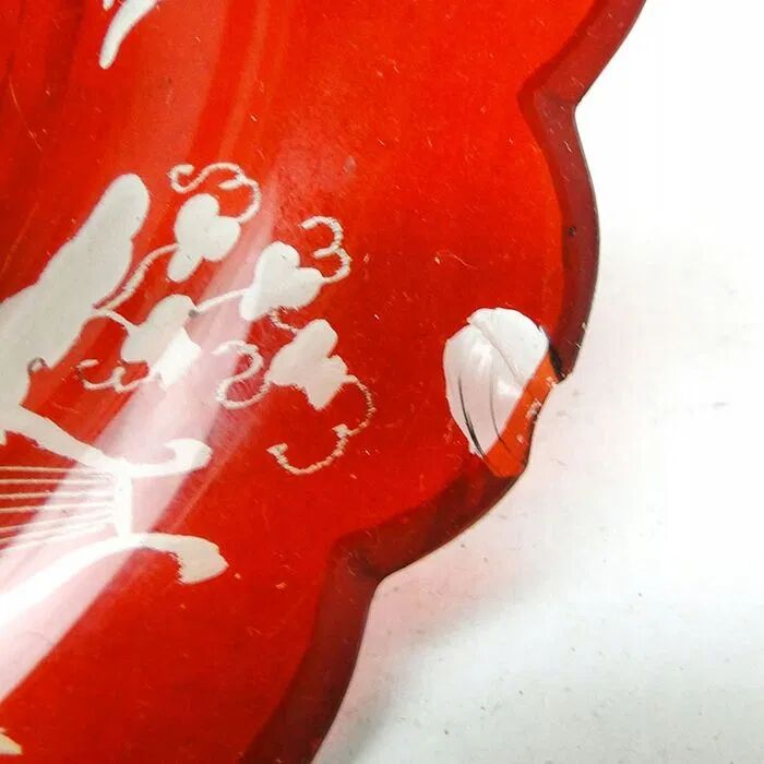J1A Biedermeier Style Plate Bohemia