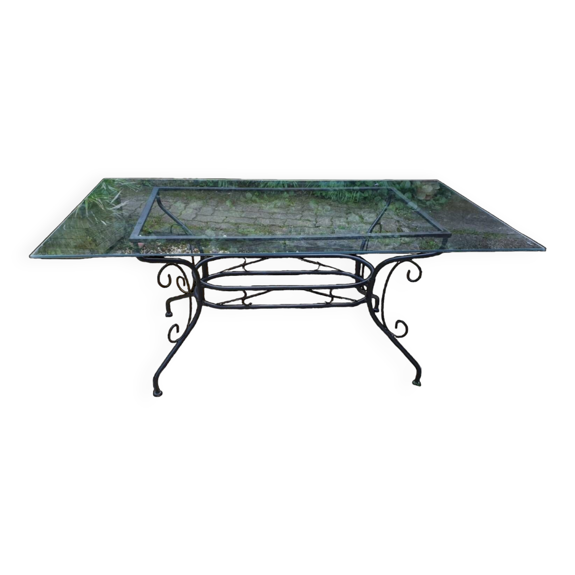 glass top dining room table