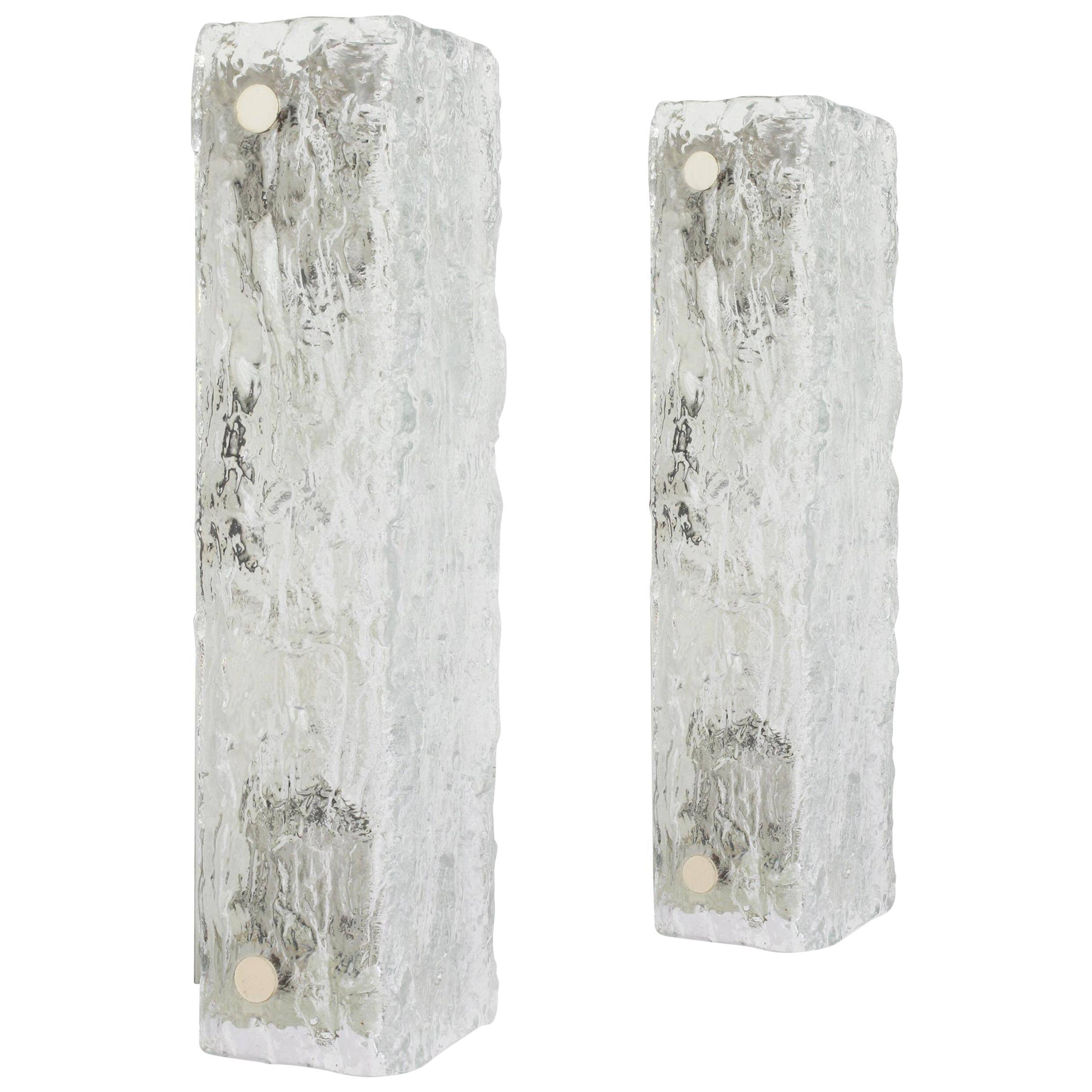 Frosted Glass Vanity Wall Sconce by Kaiser, Germany, 1970s